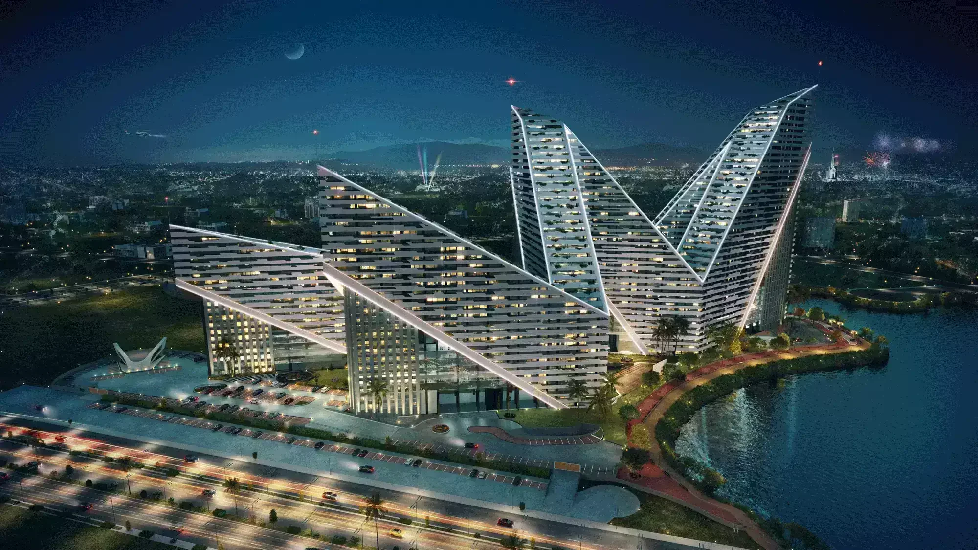 Mount Khalid 41-Storey Towers Structural RC Design