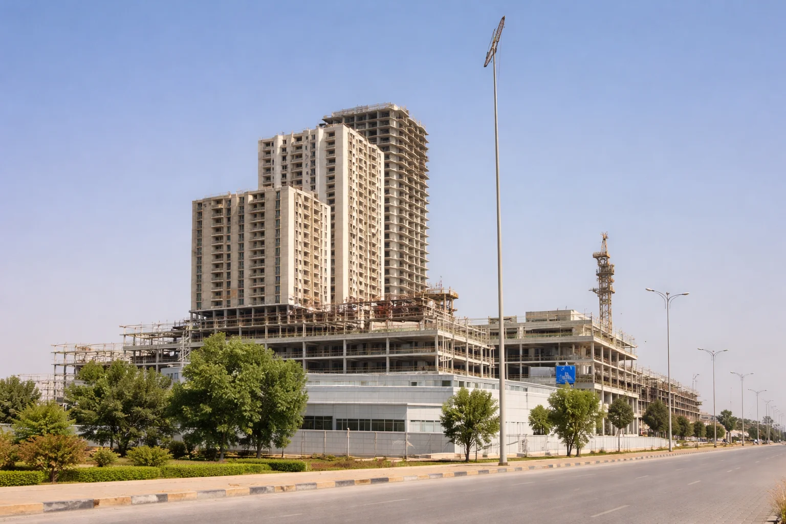 AQ BAZAR perspective view multi-storey development